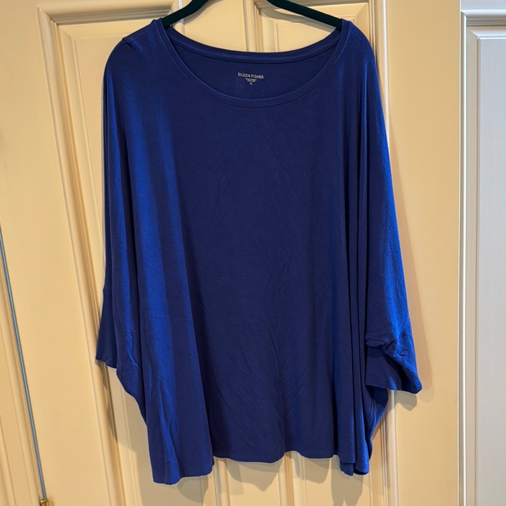 Eileen Fisher Cobalt Blue Women's Top